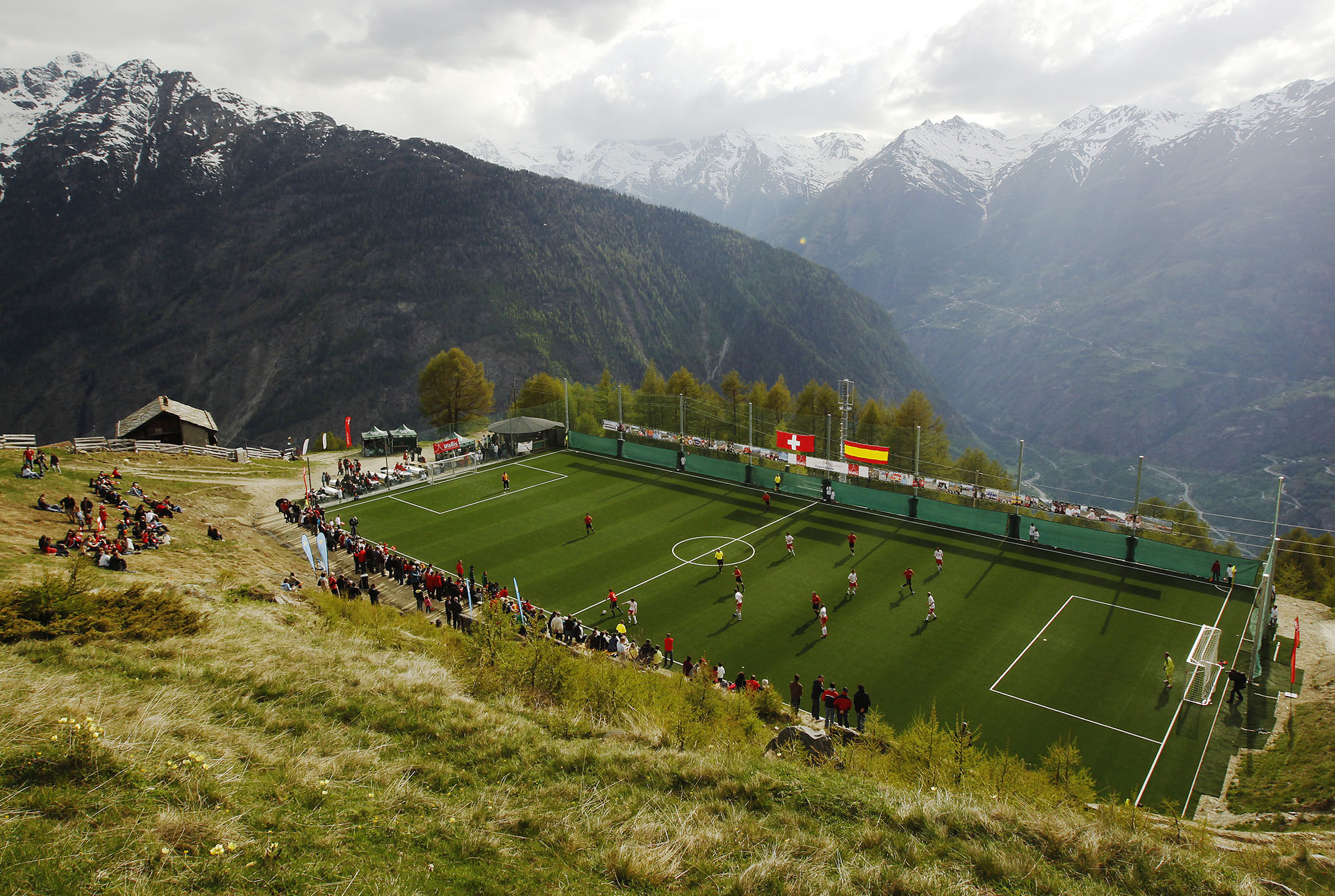Football training camp in Poland