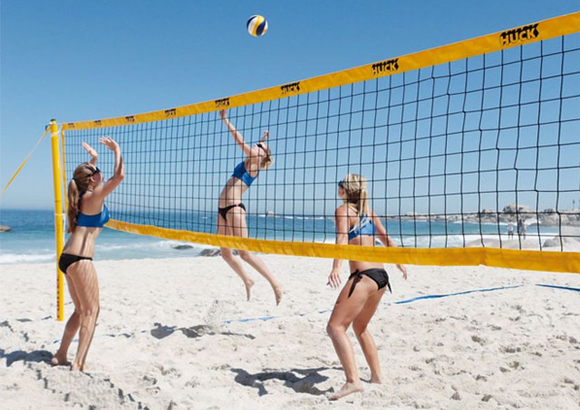 Beach volleyball courts at the sports complex in Side