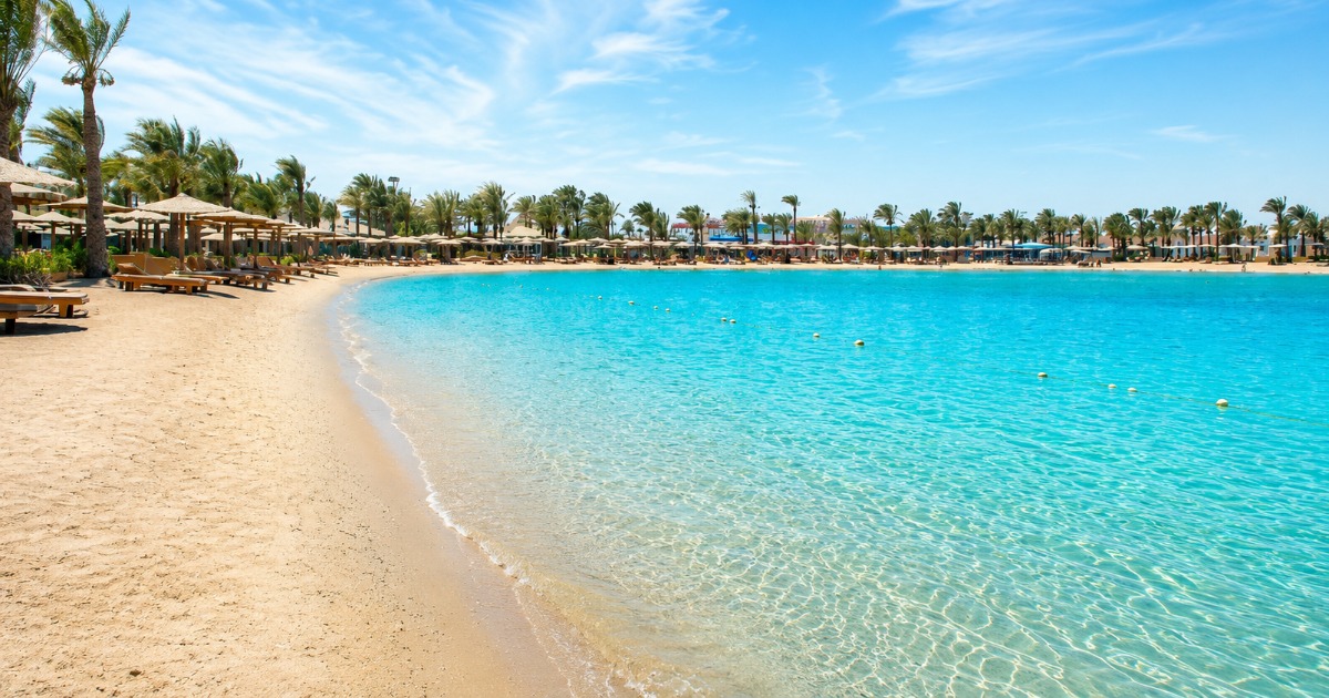 Running track at the Aqua Vista resort, Hurghada