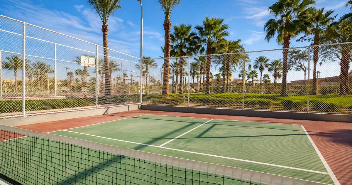 Pickleball court at Aqua Vista resort, Hurghada, Red Sea