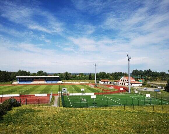 Football training camp in Poland