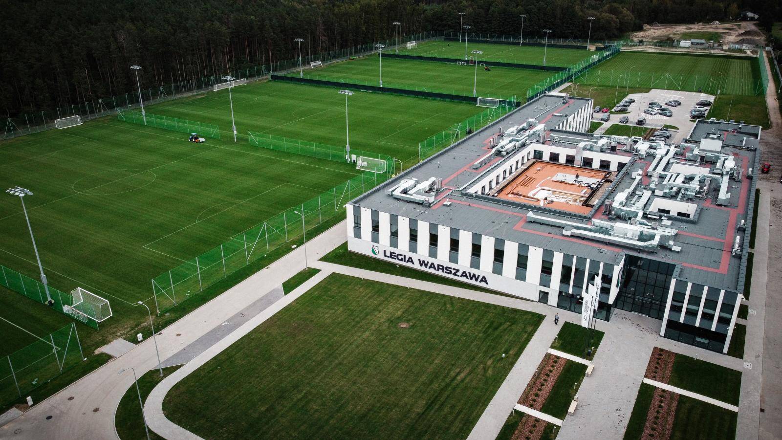 Football training camp in Poland