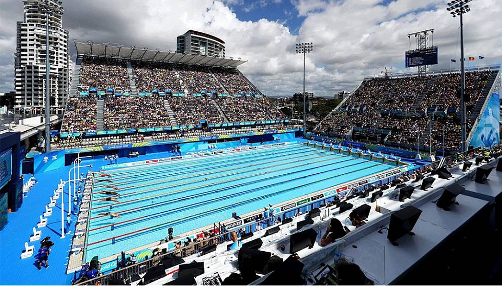 Sport venue Gold Coast Aquatic Centre for the team training camps