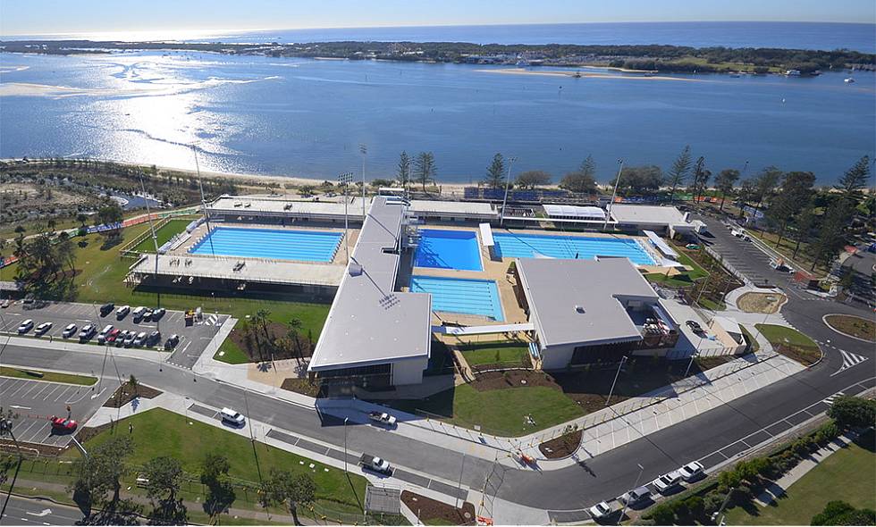 Sport venue Gold Coast Aquatic Centre for the team training camps