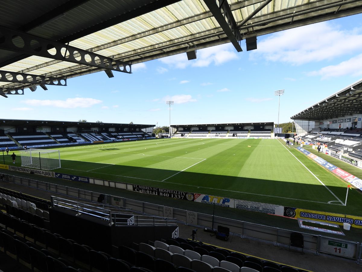 Sport venue St Mirren Park Stadium for the team training camps