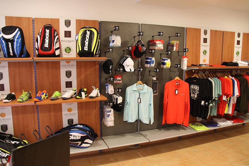 Sport venue Tennis center Son Besso for the team training camps